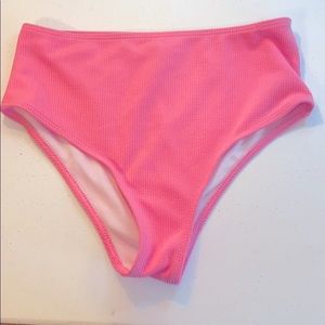 high wasted bikini bottom